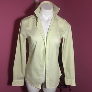 Banana Republic lemon and Lime Non Iron Fitted